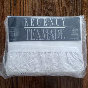 White Embroidered Lace Queen Sheets